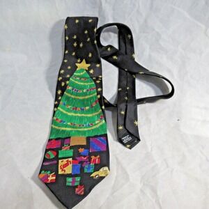 Save The Children  "A Christmas Scene" Tree Silk Necktie Tie Richie Age 11